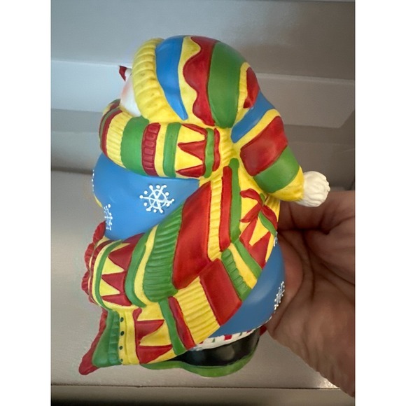 PartyLite‎ Peppermint Pals Snowman Tealight Holder Christmas Candy Bowl Decor - Picture 7 of 10